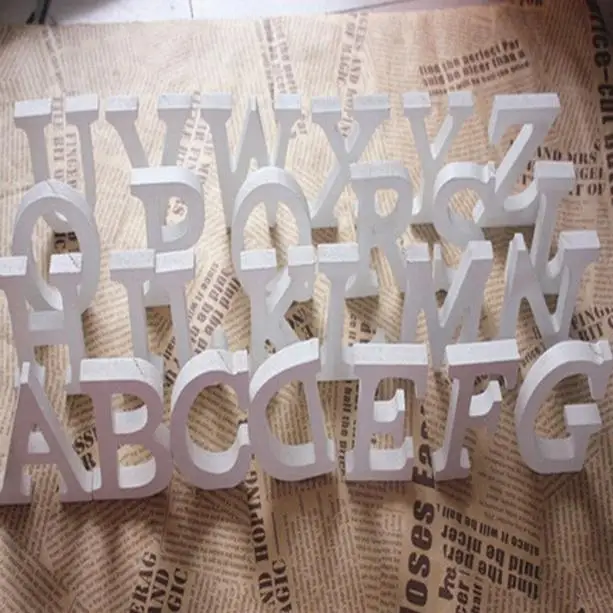 1pc Diy Freestanding Wood Wooden Letters White Alphabet Wedding Birthday Party Home Decorations Personalised Name Design QQLIFE
1pc Diy Freestanding Wood Wooden Letters White Alphabet Wedding Birthday Party Home Decorations Personalised Name Design QQLIFE