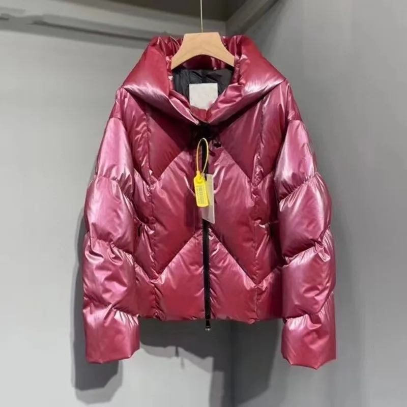 Winter Women Puffer Jacket Solid Short Thick White Duck Down Coat Female Fashion Clothing Mujer Chaqueta 2021
Winter Women Puffer Jacket Solid Short Thick White Duck Down Coat Female Fashion Clothing Mujer Chaqueta 2021