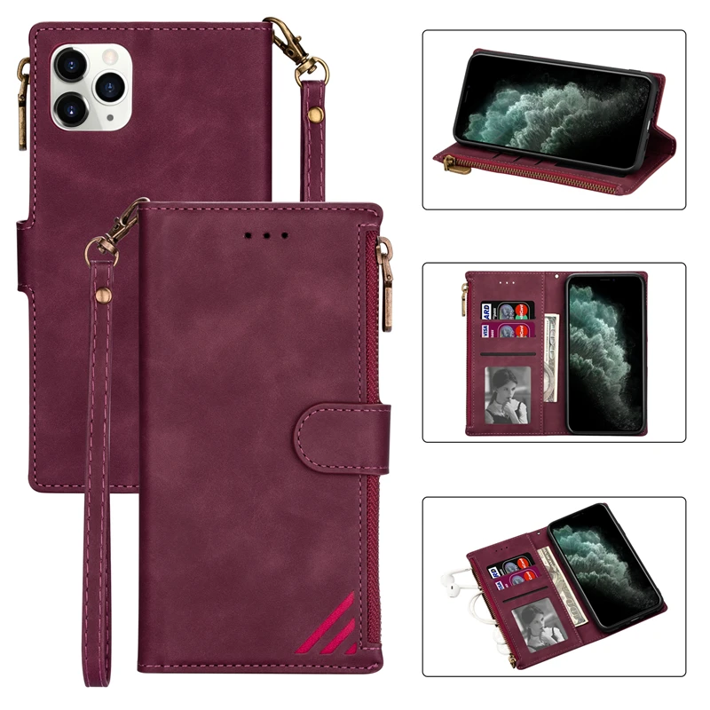 Luxury Leather Cover Fundas Zipper Flip Wallet Case For iPhone 11 12 Pro Max 12 Mini XS Max XR X 6 6s 7 8 Plus Case Cover
Luxury Leather Cover Fundas Zipper Flip Wallet Case For iPhone 11 12 Pro Max 12 Mini XS Max XR X 6 6s 7 8 Plus Case Cover
