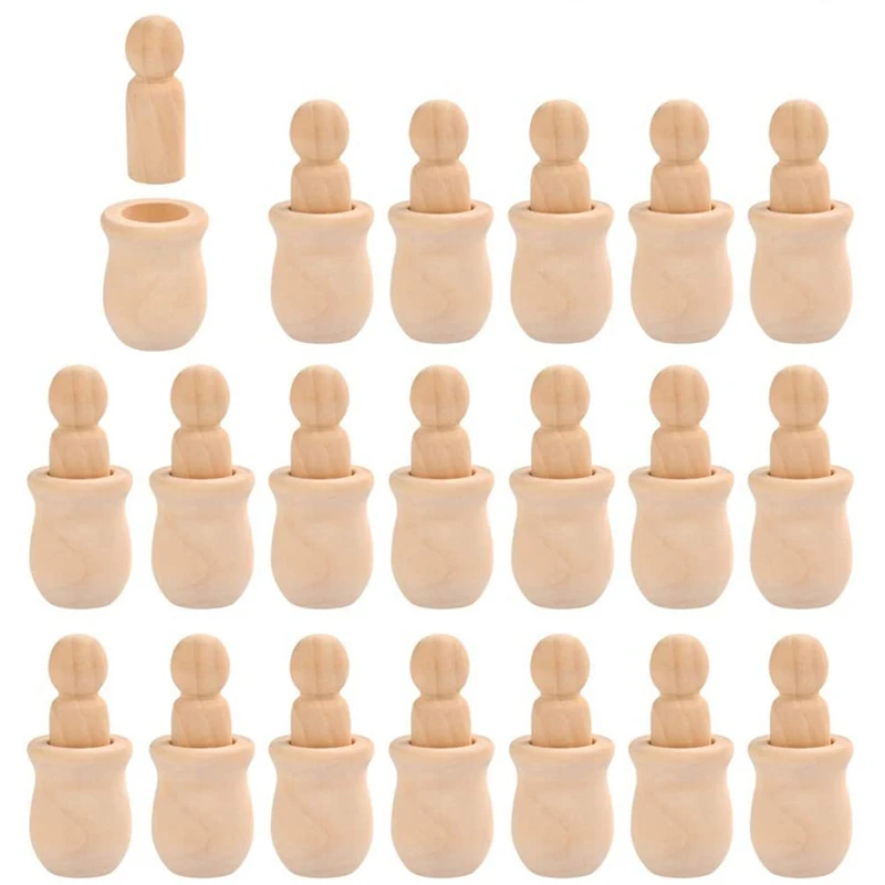 3cm*7cm Unfinished Wooden Peg Nesting Dolls People Bodies,Natural Unpainted Decorative Wood Figures for Painting,Art Projects 20
3cm*7cm Unfinished Wooden Peg Nesting Dolls People Bodies,Natural Unpainted Decorative Wood Figures for Painting,Art Projects 20