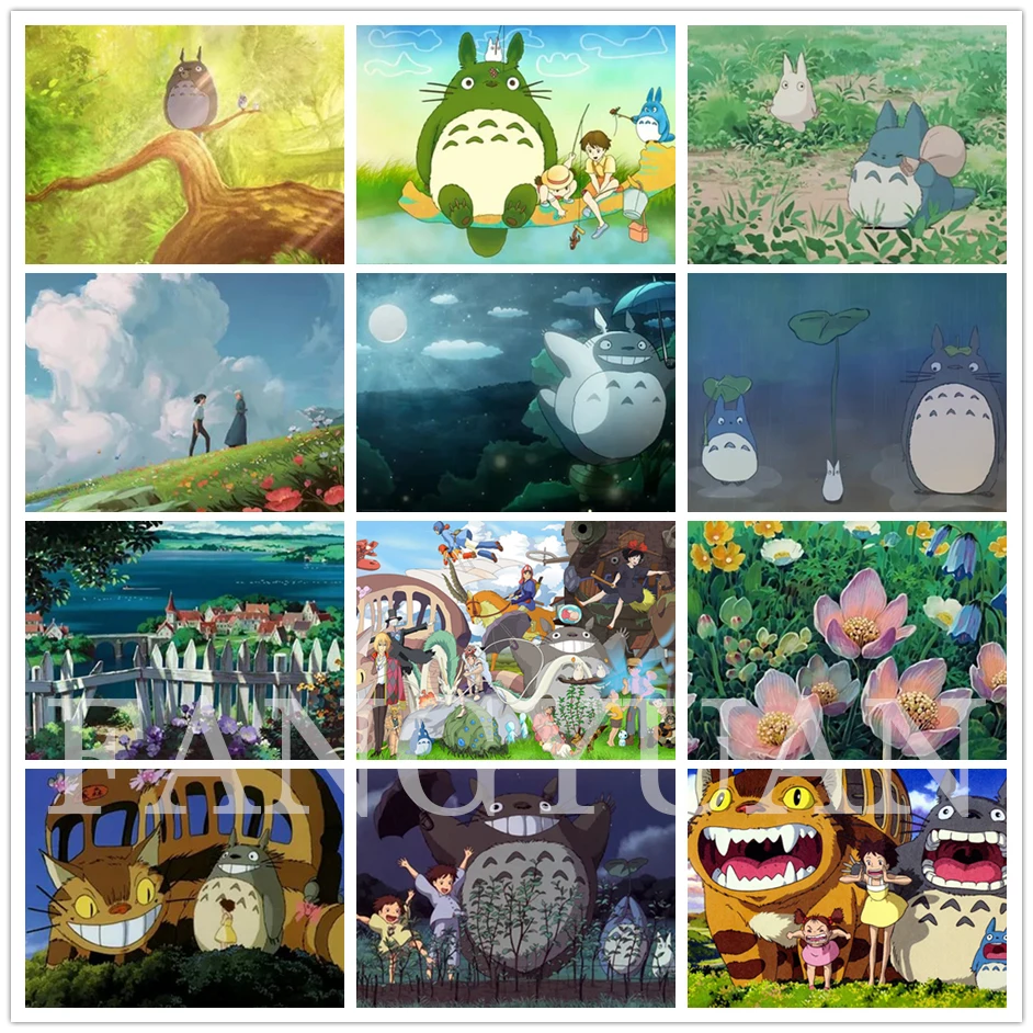 5D Diamond Painting My Neighbor Totoro Hayao Miyazaki Japan Anime Movie Full Drill Cross Stitch Diamond Mosaic Kids Handicraft
5D Diamond Painting My Neighbor Totoro Hayao Miyazaki Japan Anime Movie Full Drill Cross Stitch Diamond Mosaic Kids Handicraft