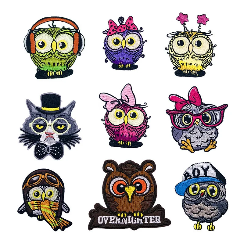 9pcs Owl Embroidery Cloth Sticker Embroidery Labels For Bags Clothes Patch Cartoon Bird Owl Embroidery Chapter
9pcs Owl Embroidery Cloth Sticker Embroidery Labels For Bags Clothes Patch Cartoon Bird Owl Embroidery Chapter
