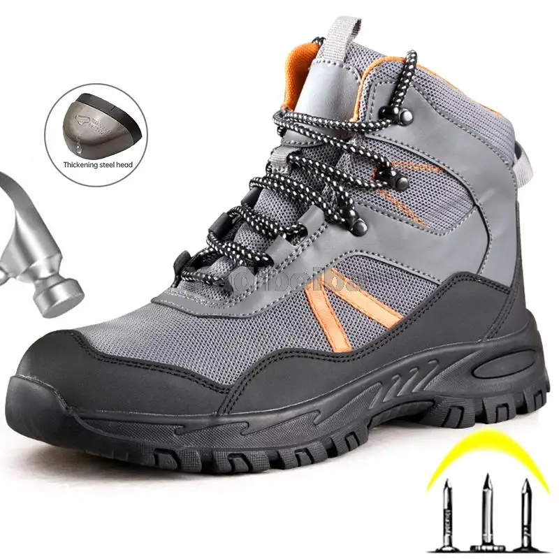 Safety Boots Men Winter Work Shoes Anti-smashing Work Sneakers Steel Toe Men Safety Shoes Male Warm Autumn Work Boots Footwear
Safety Boots Men Winter Work Shoes Anti-smashing Work Sneakers Steel Toe Men Safety Shoes Male Warm Autumn Work Boots Footwear