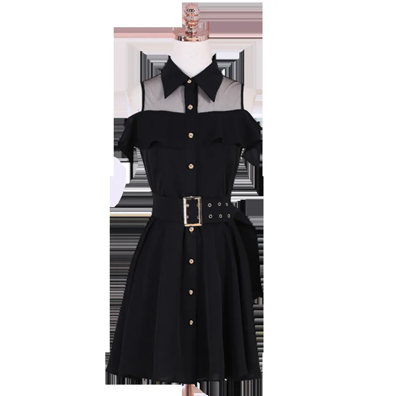 Korean OL New Jurken Single Breasted Women Summer Dress 2021 Sweet Chic Black Office Work Short Mini Dresses With Belt Vestidos
Korean OL New Jurken Single Breasted Women Summer Dress 2021 Sweet Chic Black Office Work Short Mini Dresses With Belt Vestidos