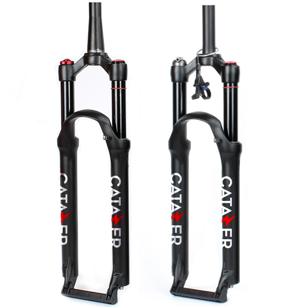 

CATAZER Mountain Bike Fork 26 27.5 29 inch Travel 120mm QR Suspension Front Forks Disc Brake Fit XC/AM/FR Cycling