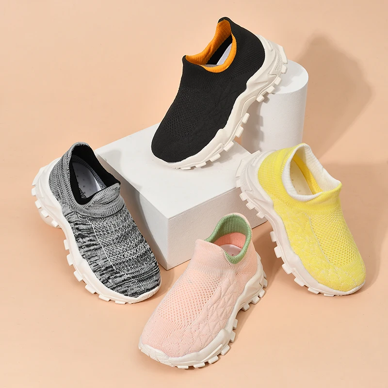 Fashion Kids Sneakers Children Casual Shoes Slip-on Breathable Kids Socks Shoes Non-slip Boys Girls Sport Shoes Comfortable
Fashion Kids Sneakers Children Casual Shoes Slip-on Breathable Kids Socks Shoes Non-slip Boys Girls Sport Shoes Comfortable