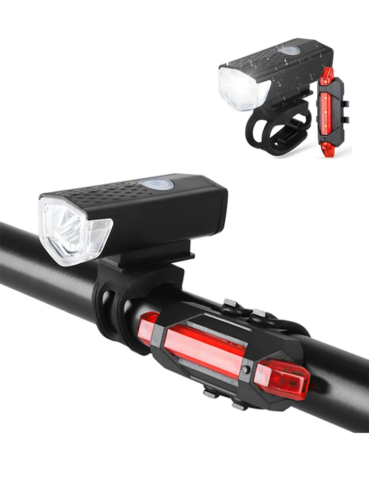 Bike Bicycle Light USB LED Rechargeable Set Mountain Cycle Fore Back Headlight Lamp Flashlight Accessories Cycling Equipment
Bike Bicycle Light USB LED Rechargeable Set Mountain Cycle Fore Back Headlight Lamp Flashlight Accessories Cycling Equipment