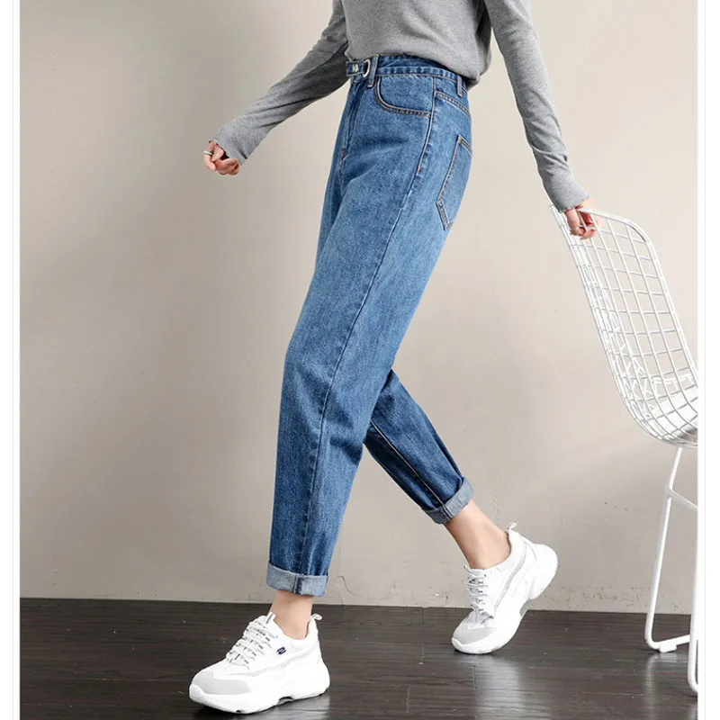 Harem Jeans 2020 Autumn Woman High Waist Loose Plus Size Blue Grey Pocket Ankle-Length Denim Pant S-2XL
Harem Jeans 2020 Autumn Woman High Waist Loose Plus Size Blue Grey Pocket Ankle-Length Denim Pant S-2XL