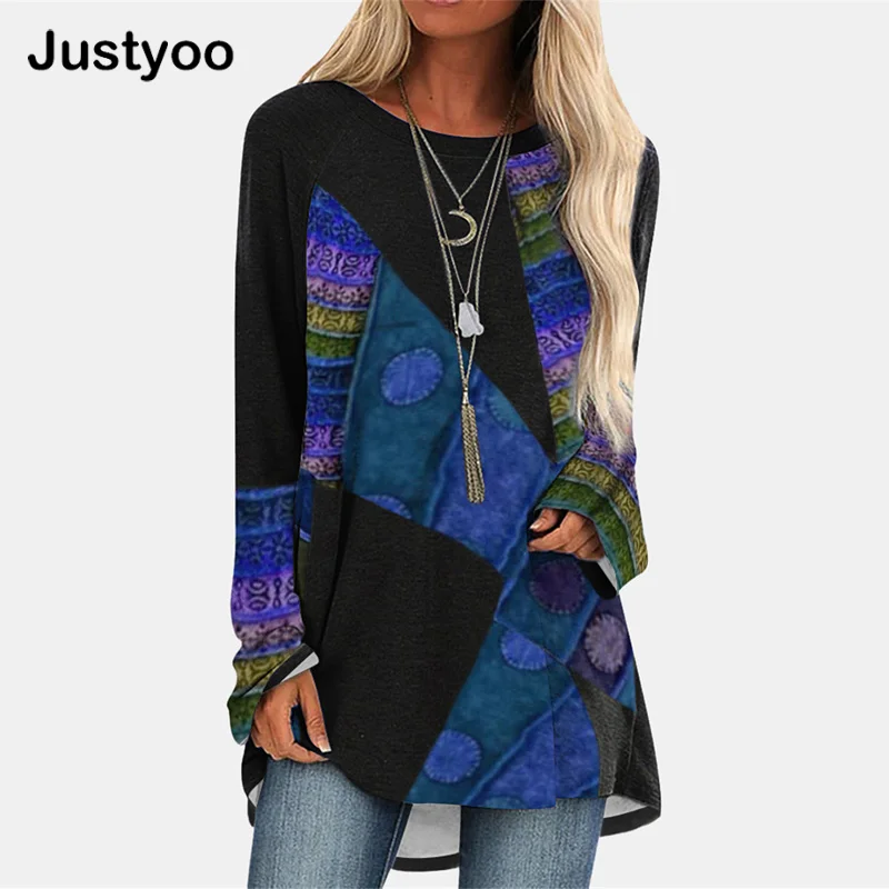 2021 Spring New Fashion Print Irregular Women T-Shirt Elegant O-Neck Long Sleeve Tops Pullover Lady Casual Loose Streetwear
2021 Spring New Fashion Print Irregular Women T-Shirt Elegant O-Neck Long Sleeve Tops Pullover Lady Casual Loose Streetwear