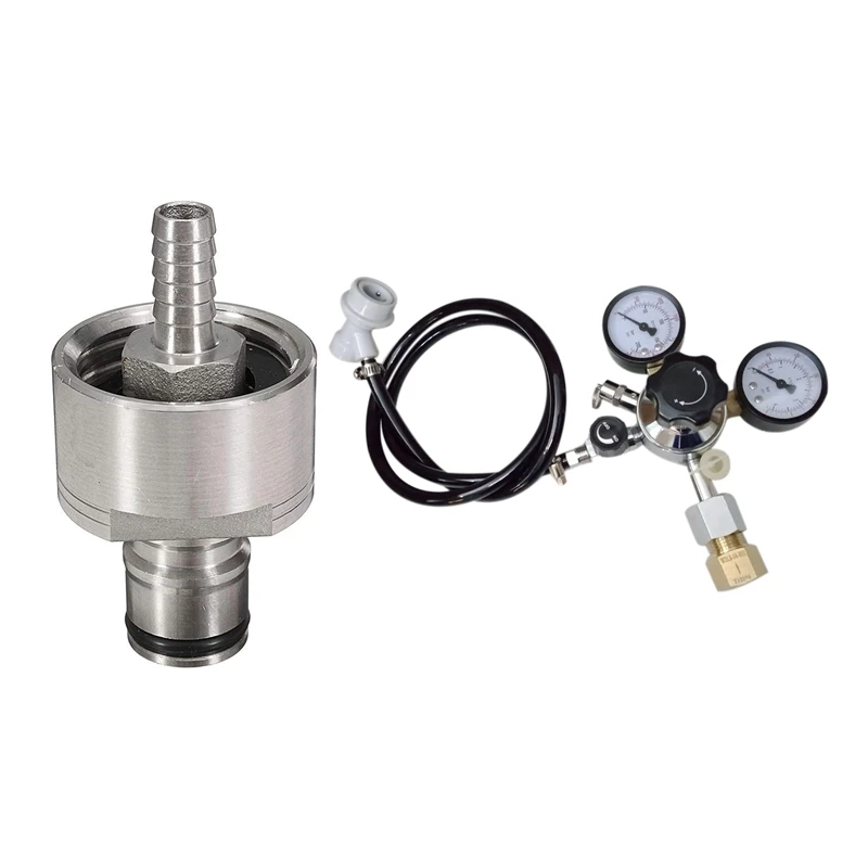Carbonation Cap 304 Stainless Steel Carbonator with Home Brew Beer Gas Line Assembly
Carbonation Cap 304 Stainless Steel Carbonator with Home Brew Beer Gas Line Assembly