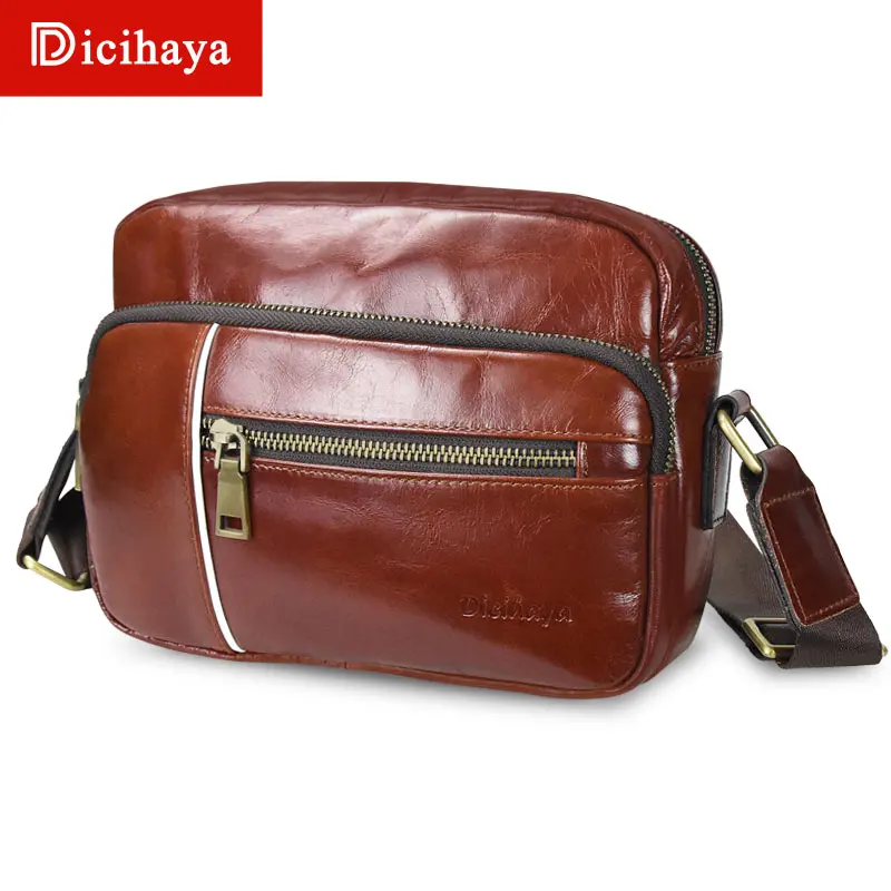 DICIHAYA Genuine Leather Messenger Bag Men's Shoulder Bags Flap Small Male Man Crossbody Bags For Men Natural Leather Bag Bolsa
DICIHAYA Genuine Leather Messenger Bag Men's Shoulder Bags Flap Small Male Man Crossbody Bags For Men Natural Leather Bag Bolsa
