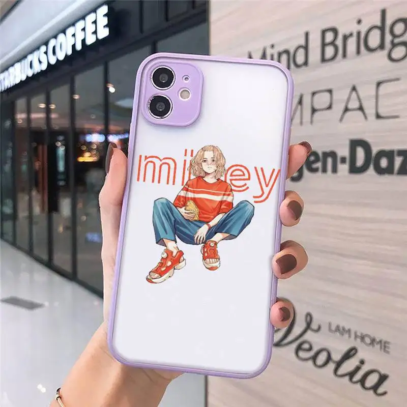 Tokyo Revengers manjiro sano Phone Case For iPhone 12 11 Mini Pro XR XS Max 7 8 Plus X Matte transparent Purple Cover
Tokyo Revengers manjiro sano Phone Case For iPhone 12 11 Mini Pro XR XS Max 7 8 Plus X Matte transparent Purple Cover