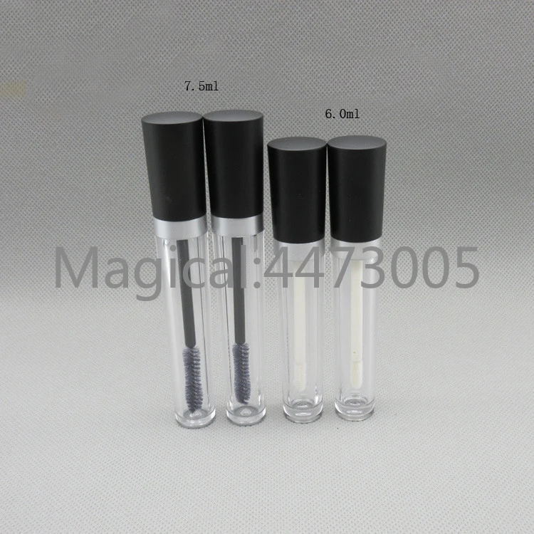 50pcs/lot 7.5ml Empty Clear Cosmetic Mascara Tube DIY 6ml Lip Gloss Bottles with Black Cover Lip balm pipe shell Travel Vials
50pcs/lot 7.5ml Empty Clear Cosmetic Mascara Tube DIY 6ml Lip Gloss Bottles with Black Cover Lip balm pipe shell Travel Vials