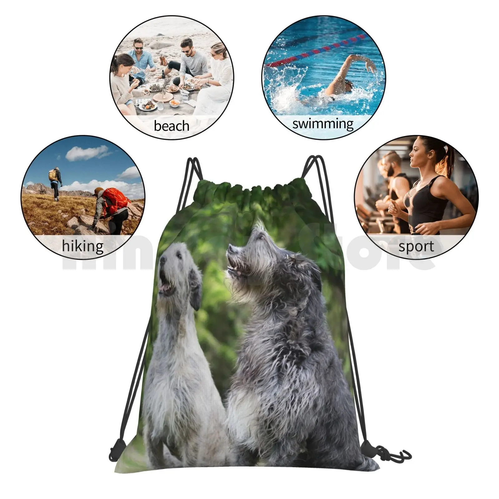 Irish Wolfhounds Backpack Drawstring Bag Riding Climbing Gym Bag Irish Wolfhounds Irish Wolfhound Dog Dogs Summer Animals
Irish Wolfhounds Backpack Drawstring Bag Riding Climbing Gym Bag Irish Wolfhounds Irish Wolfhound Dog Dogs Summer Animals