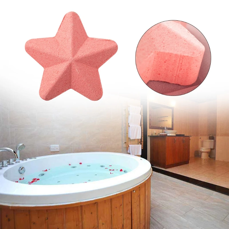 10Pcs Pink Five-pointed star Shaped Bath Bombs Natural Essential Oil Bubble SPA Salt Ball Moisturizing Exfoliating Oil Control
10Pcs Pink Five-pointed star Shaped Bath Bombs Natural Essential Oil Bubble SPA Salt Ball Moisturizing Exfoliating Oil Control