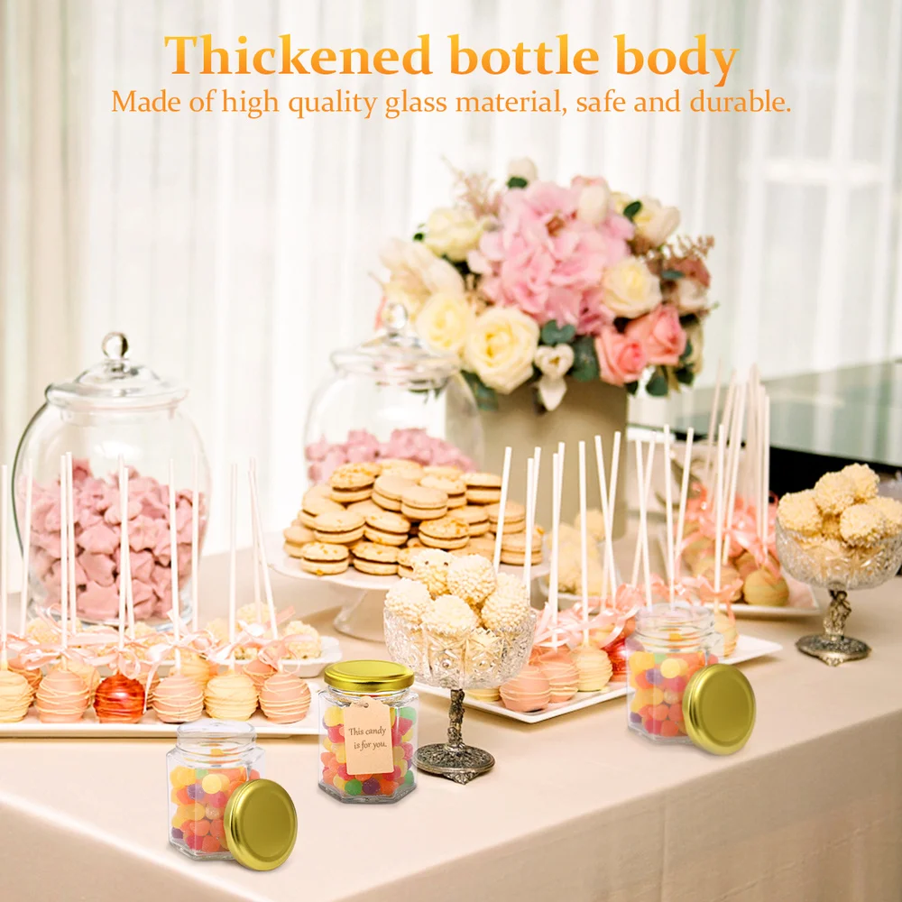 HEMOTON 10pcs Jam Jars Glass Spice Jars Portable Useful Honey Jars for Home Kitchen Wedding Favors 180ML
HEMOTON 10pcs Jam Jars Glass Spice Jars Portable Useful Honey Jars for Home Kitchen Wedding Favors 180ML