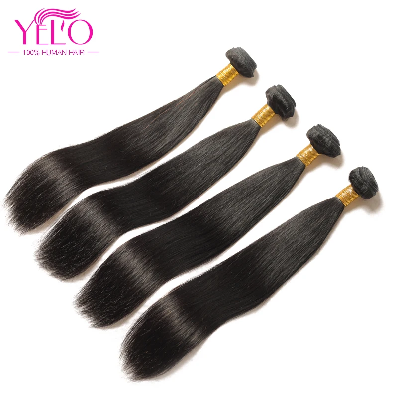 YELO Brazilian Remy Hair Weave Bundles Straight 3pcs/lot 100% Human Hair 8-26 inch Middle Ratio Hair Extensions Natural Color
YELO Brazilian Remy Hair Weave Bundles Straight 3pcs/lot 100% Human Hair 8-26 inch Middle Ratio Hair Extensions Natural Color