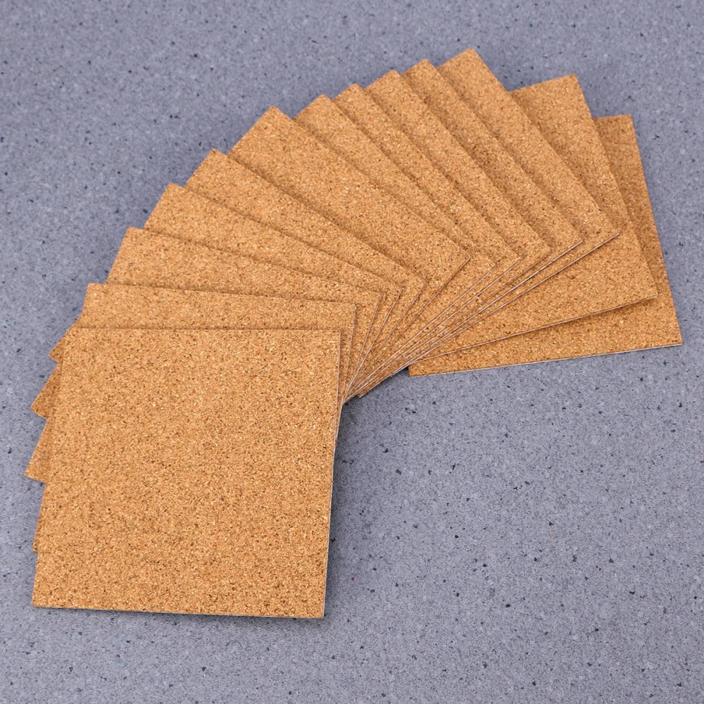 

Cork Adhesive Coasters Self Sheets Pads Cup Coaster Backing Square Mat Board Tiles Mats Squares Gasket Strip Wooden Drink Spacer