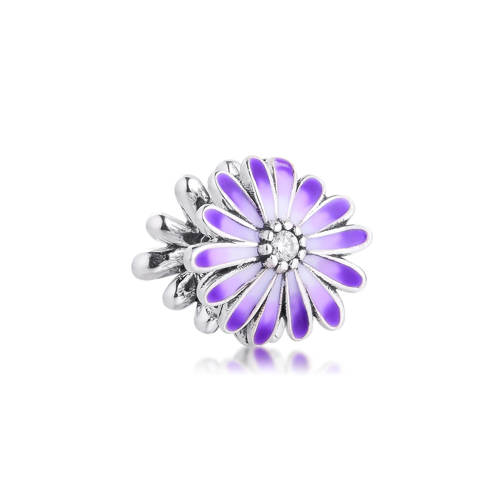 Fits Pandora Bracelet Purple Flower Charms Original 925 Sterling Silver Floral Beads Women DIY Jewelry Making Kralen Spring New
Fits Pandora Bracelet Purple Flower Charms Original 925 Sterling Silver Floral Beads Women DIY Jewelry Making Kralen Spring New