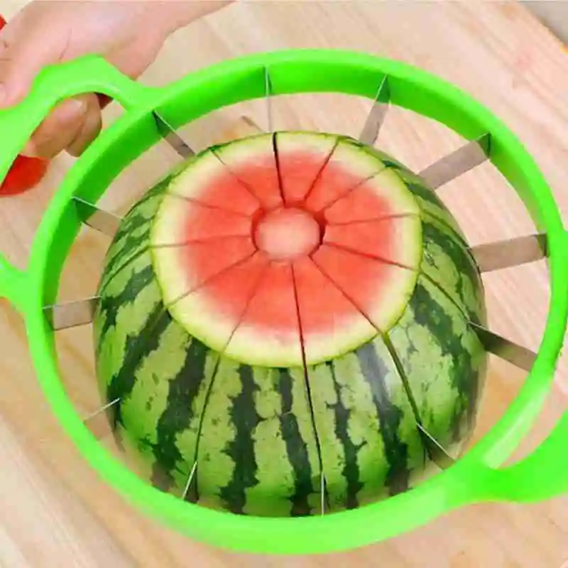 Watermelon Cutter Cutting Tools Steel Fruit Slicer Fruit Melon Cantaloupe Cutter Muti-function Cutter Kitchen Accessor Baking
Watermelon Cutter Cutting Tools Steel Fruit Slicer Fruit Melon Cantaloupe Cutter Muti-function Cutter Kitchen Accessor Baking