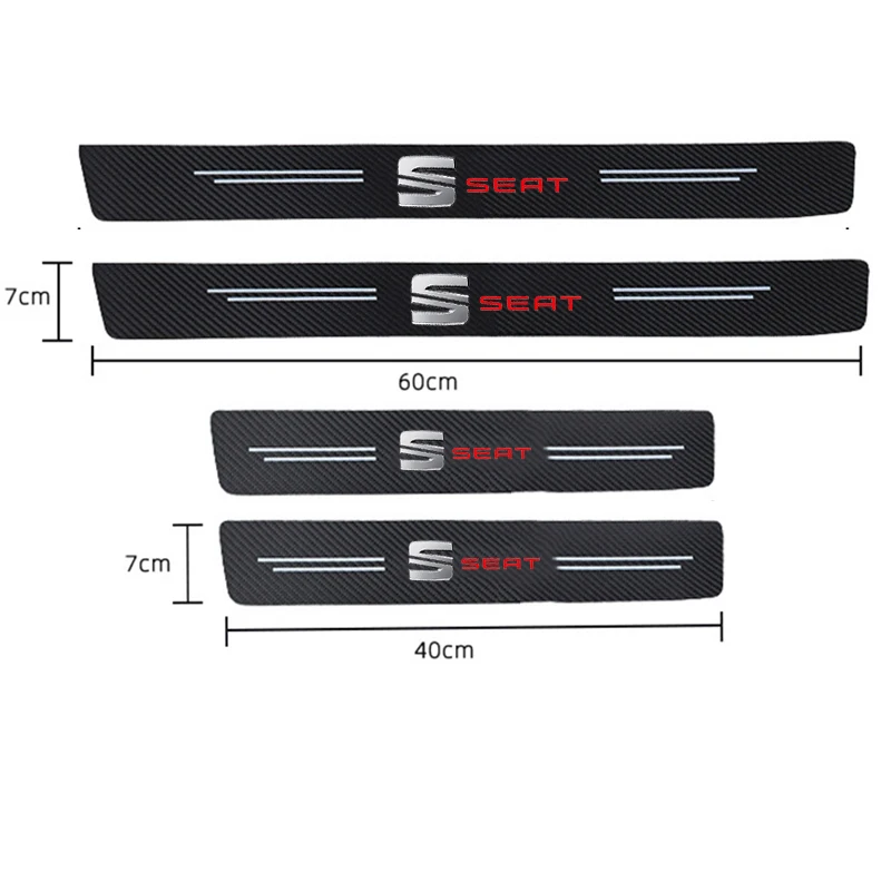 4pcs Auto Accessories Car CatBon Fiber Leather Vinyl Sticker for Seat TOLEDO Leon EXEO Mk3 Mk2 5f Ateca Altea Fr 1m Arona
4pcs Auto Accessories Car CatBon Fiber Leather Vinyl Sticker for Seat TOLEDO Leon EXEO Mk3 Mk2 5f Ateca Altea Fr 1m Arona