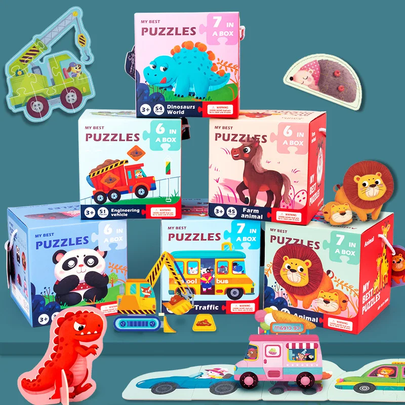 Wooden children's educational hand-held double-sided theme large piece fun enlightenment cognitive puzzle early education toys
Wooden children's educational hand-held double-sided theme large piece fun enlightenment cognitive puzzle early education toys