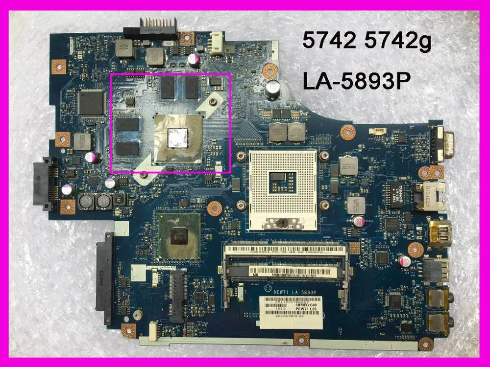 LA-5893P fit for acer 5741 5741G 5742 5742G laptop motherboard GT320M tested working
LA-5893P fit for acer 5741 5741G 5742 5742G laptop motherboard GT320M tested working