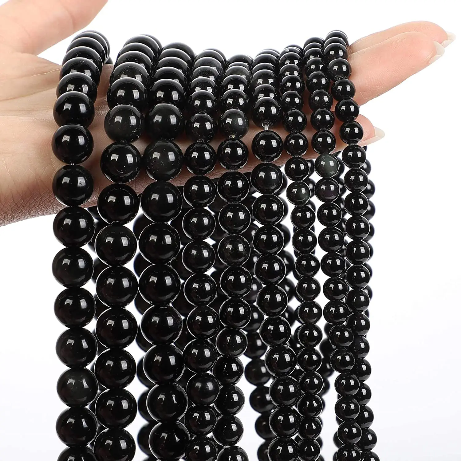 Natural Stone Beads 8mm Black Tourmaline Loose Beads For DIY Jewelry Making Bracelet Bangle Necklace Amulet Accessories
Natural Stone Beads 8mm Black Tourmaline Loose Beads For DIY Jewelry Making Bracelet Bangle Necklace Amulet Accessories