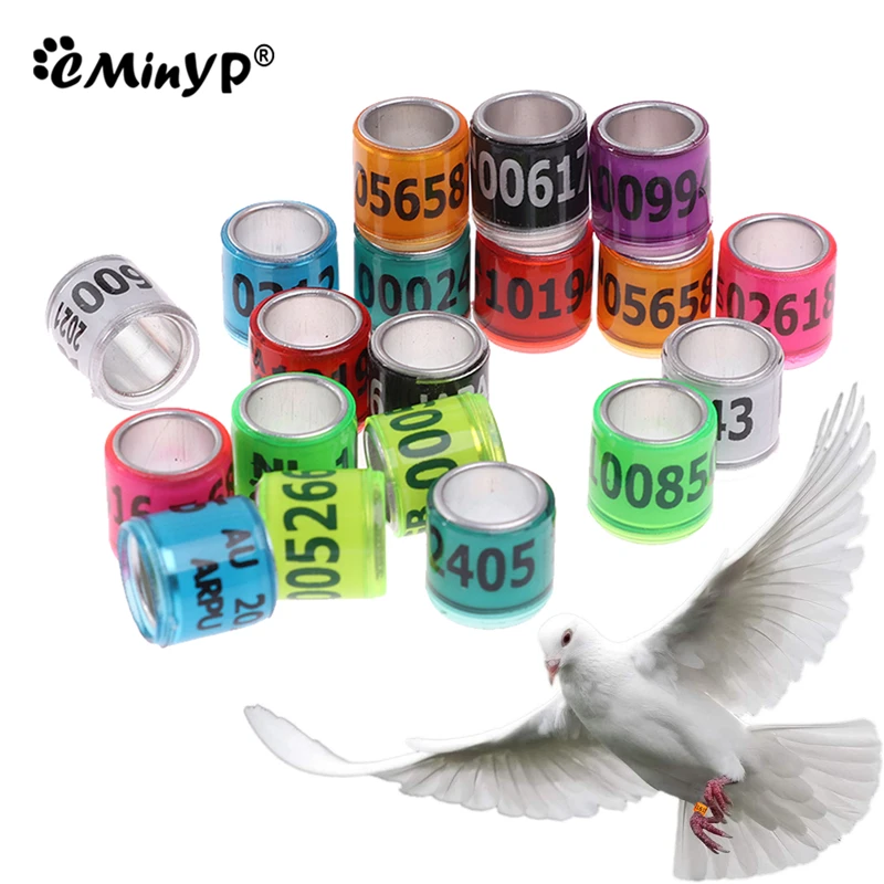 20Pcs Training Pigeon Foot Ring Plastic & Aluminum Bird Leg Bands for Chicks Bantam Finch Dove Lovebird Quail Small Poultry 8mm
20Pcs Training Pigeon Foot Ring Plastic & Aluminum Bird Leg Bands for Chicks Bantam Finch Dove Lovebird Quail Small Poultry 8mm