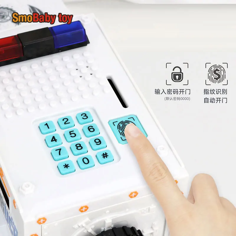 Music Smart Kids Password Piggy Bank Banknote Car Coin Toy Paper Money Save Money Box Saving Box Building doll For Boy Girl Gift
Music Smart Kids Password Piggy Bank Banknote Car Coin Toy Paper Money Save Money Box Saving Box Building doll For Boy Girl Gift
