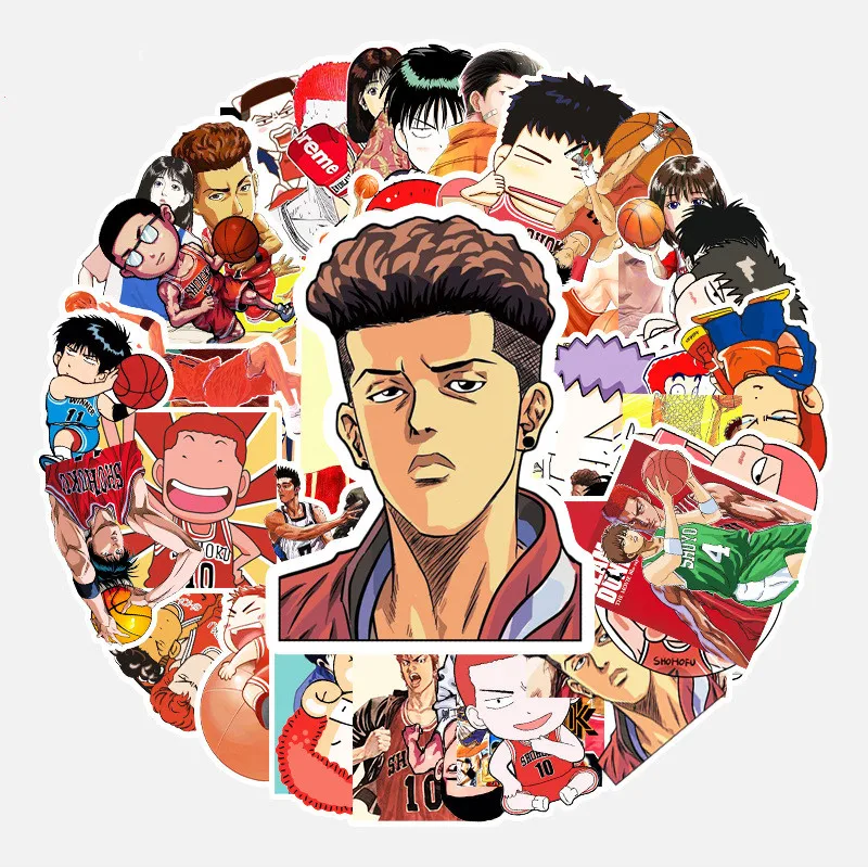 10/57Pcs SLAM DUNK Decal Stickers Anime Stickers for Skateboard Laptop Car Styling Luggage Waterproof Stickers For Gift
10/57Pcs SLAM DUNK Decal Stickers Anime Stickers for Skateboard Laptop Car Styling Luggage Waterproof Stickers For Gift