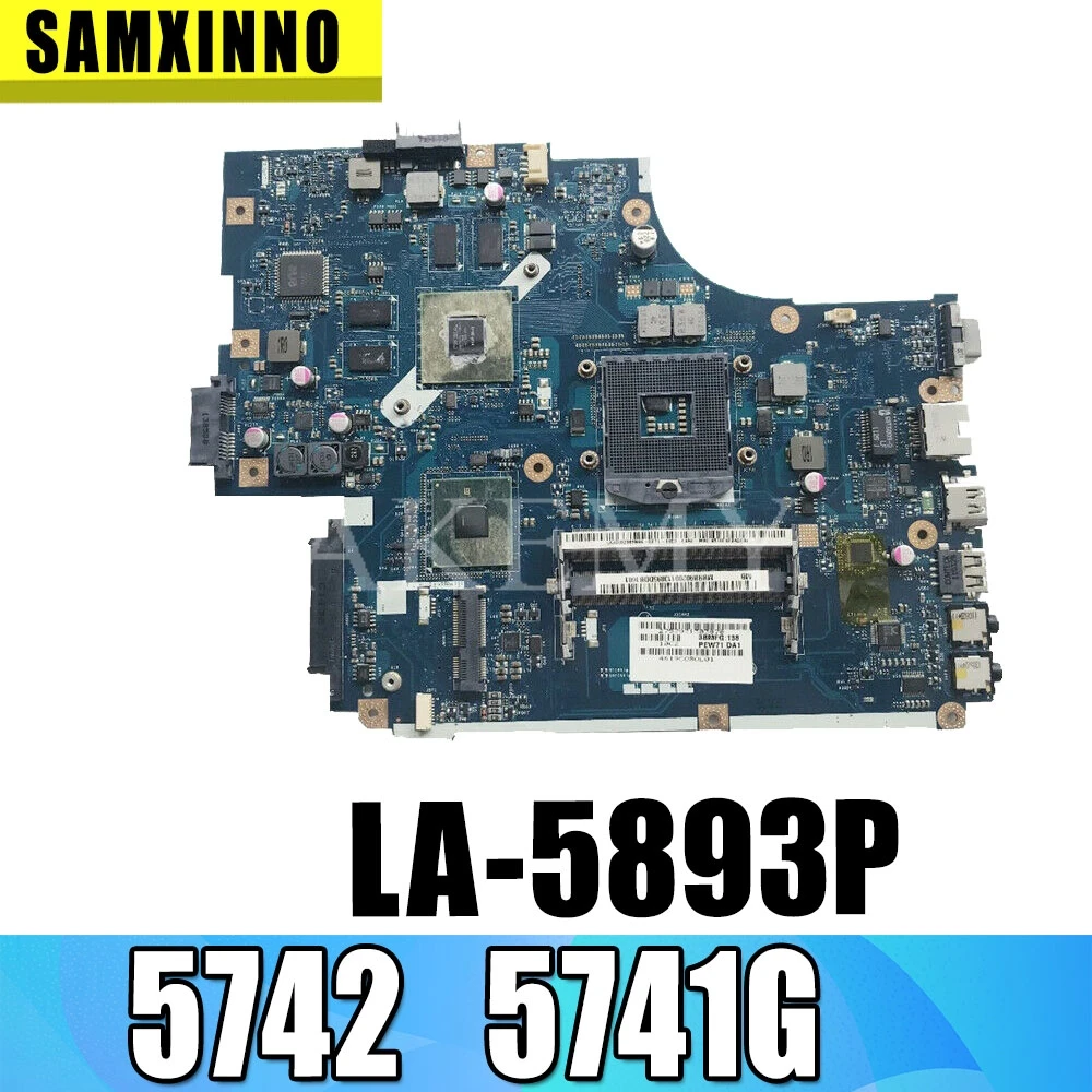 LA-5893P материнская плата для ноутбука For Acer 5740 5741 5742 5741G 5742GLA-5891P LA-5894P 8 * видеопамяти |