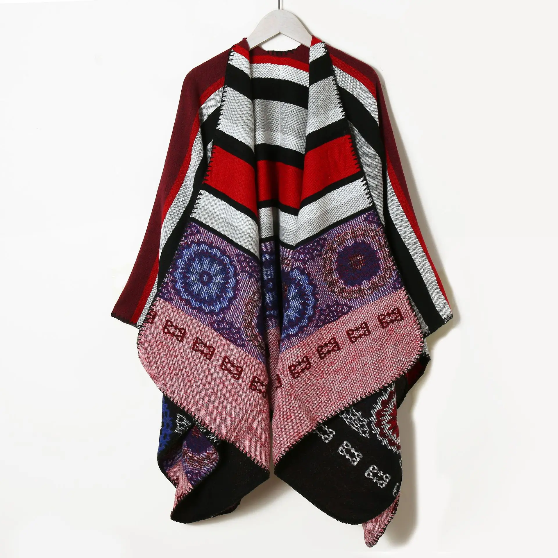 Female Lapel Neck Long Sleeve Casual Outwear Plus Size Jackets Vintage Printed Cardigan Women Open Front Cotton Coat
Female Lapel Neck Long Sleeve Casual Outwear Plus Size Jackets Vintage Printed Cardigan Women Open Front Cotton Coat