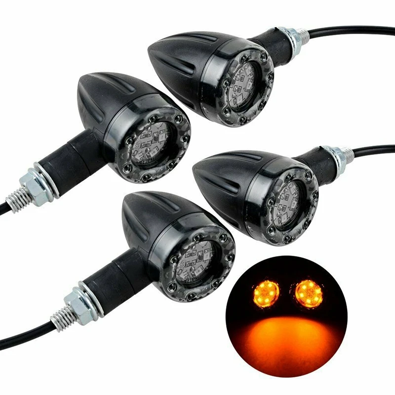 4Pcs Motorcycle LED Signal Light Tail Light with Brake Light 12V Turning Light for Honda Yamaha Suzuki Kawasaki
4Pcs Motorcycle LED Signal Light Tail Light with Brake Light 12V Turning Light for Honda Yamaha Suzuki Kawasaki