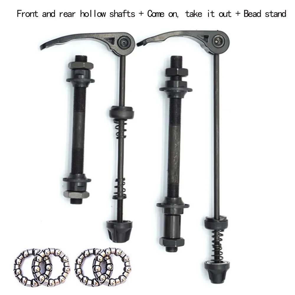Bicycle Axle Front Rear Quick Release Skewers With 25mm 1/4 Hub Bearings Tools Set For 6 7 8speed Bike Steel Ultralight Parts
Bicycle Axle Front Rear Quick Release Skewers With 25mm 1/4 Hub Bearings Tools Set For 6 7 8speed Bike Steel Ultralight Parts