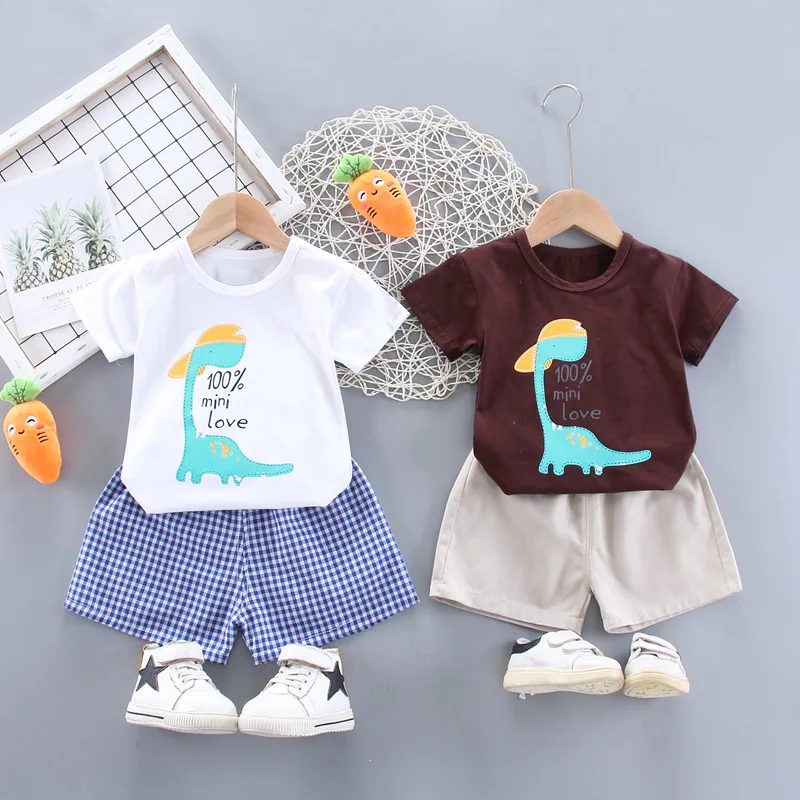 New Children's Clothing Summer 2021 Baby Cartoon Print Short-sleeved Two-pieces Sets Boy Girl Baby Casual Suit
New Children's Clothing Summer 2021 Baby Cartoon Print Short-sleeved Two-pieces Sets Boy Girl Baby Casual Suit