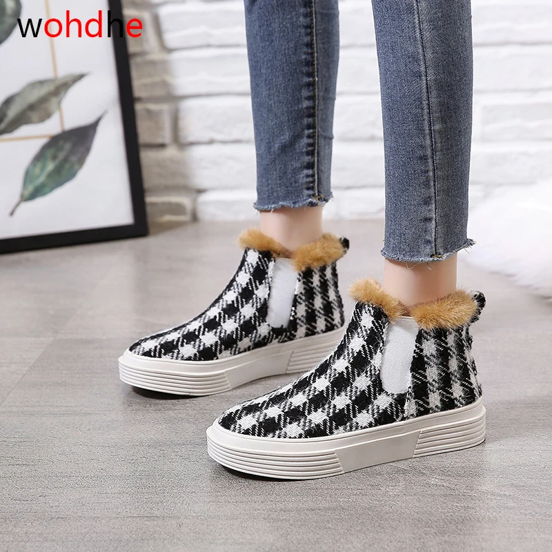 Wohdhe Leopard Women Snow Boots Ankle Boots Flock Platform Flat Fur Warm Women Winter Shoes Botas Mujer 2020
Wohdhe Leopard Women Snow Boots Ankle Boots Flock Platform Flat Fur Warm Women Winter Shoes Botas Mujer 2020