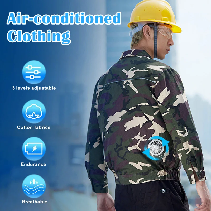 Summer Air Conditioning Clothing with Air Clothing Fans USB Charging Outdoor B2Cshop
Summer Air Conditioning Clothing with Air Clothing Fans USB Charging Outdoor B2Cshop
