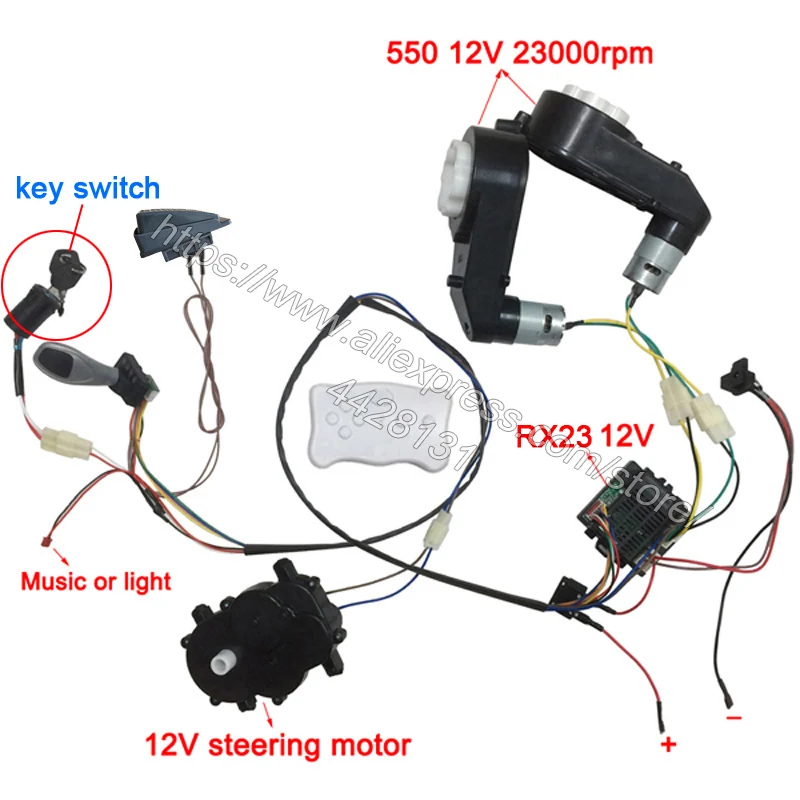 Children electric car DIY accessories wires and gearbox,Self-made toy car full set of parts for electric car kids ride on
Children electric car DIY accessories wires and gearbox,Self-made toy car full set of parts for electric car kids ride on