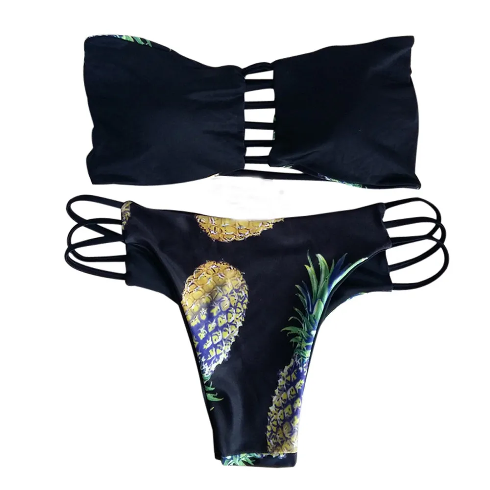 Women's Bikini Set Sexy Bra Pineapple Swimsuit Push-up Swimsuit Highqualitybeachwear Brazilianbiquini Hot Sale
Women's Bikini Set Sexy Bra Pineapple Swimsuit Push-up Swimsuit Highqualitybeachwear Brazilianbiquini Hot Sale