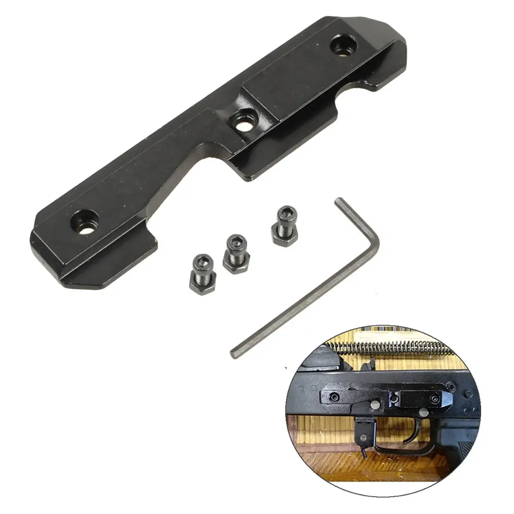 Tactical Steel Dovetail Side Scope Mount Side Plate Fits Stamped Milled Receiver for AK/Saiga Airsoft Wrench Hunting Rifle AK47
Tactical Steel Dovetail Side Scope Mount Side Plate Fits Stamped Milled Receiver for AK/Saiga Airsoft Wrench Hunting Rifle AK47