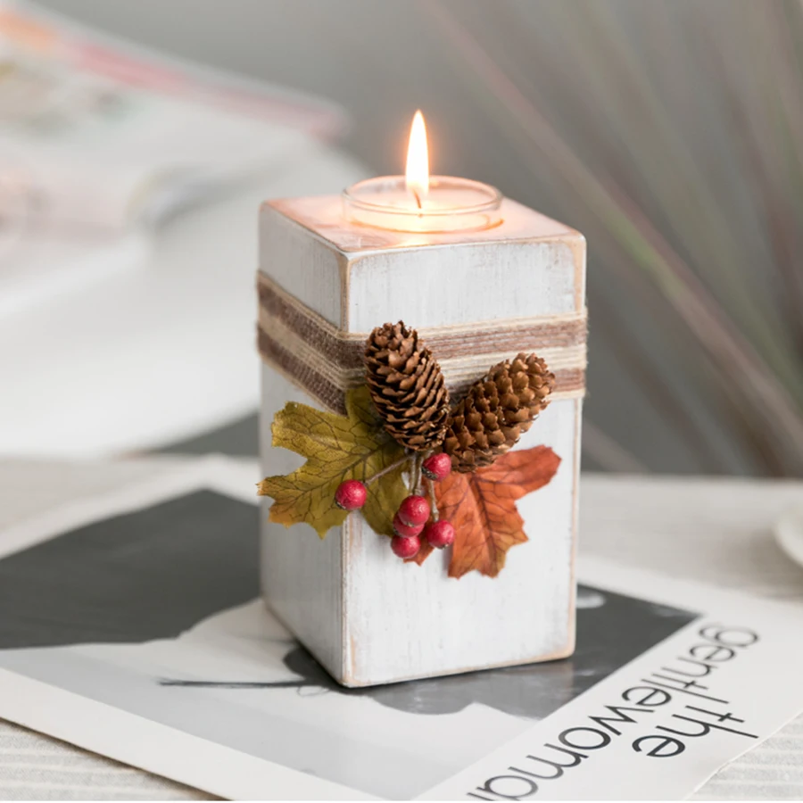 Nordic Wooden Vintage Candle Holder Column White Candlestick Pillar Christmas Leaf Dining Table Candelabros Room Decor ZZ50ZT
Nordic Wooden Vintage Candle Holder Column White Candlestick Pillar Christmas Leaf Dining Table Candelabros Room Decor ZZ50ZT