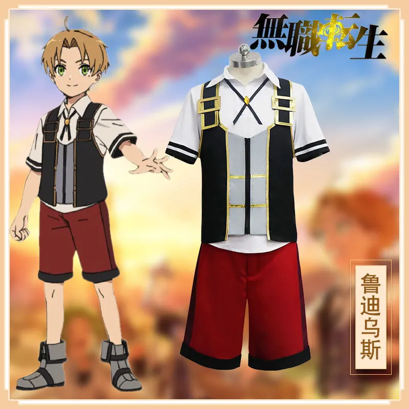 2021 New Anime Jobless Reincarnation Rudius Costume Party Clothing Sets T-Shirt Vest Short Costume
2021 New Anime Jobless Reincarnation Rudius Costume Party Clothing Sets T-Shirt Vest Short Costume