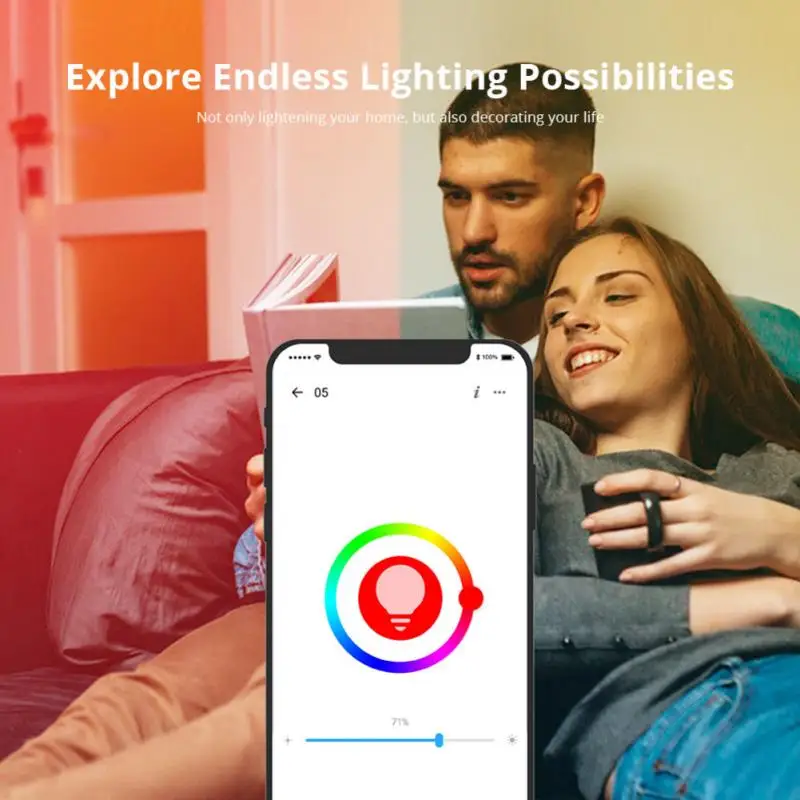 Умная Светодиодная лампа EWeLink, WIFI + Bluetooth, 220-240 В, 9 Вт, E27, RGB + CCT
Умная Светодиодная лампа EWeLink, WIFI + Bluetooth, 220-240 В, 9 Вт, E27, RGB + CCT