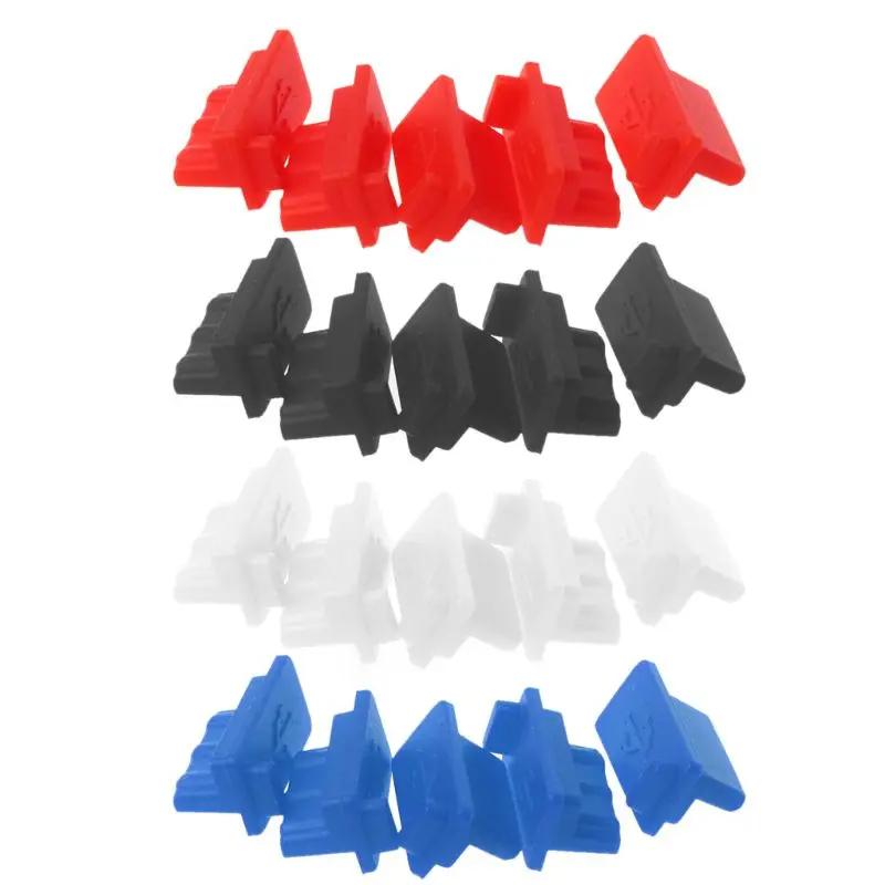 5PCS USB Dust Plug Charger Port Cover Cap Female Jack Interface Universal Silicone Dustproof Protector Tablet PC Notebook Laptop | Мобильные