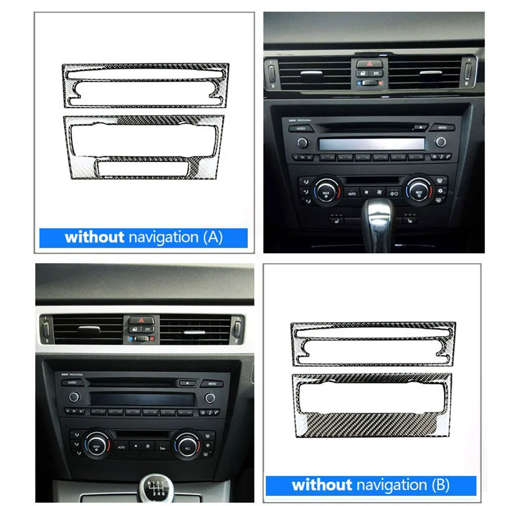 Carbon Fiber Air Condition AC CD Panel Cover Trim Sticker For BMW E90 E92 E93 05-12 11 010 2009 08 For Low configuration car
Carbon Fiber Air Condition AC CD Panel Cover Trim Sticker For BMW E90 E92 E93 05-12 11 010 2009 08 For Low configuration car