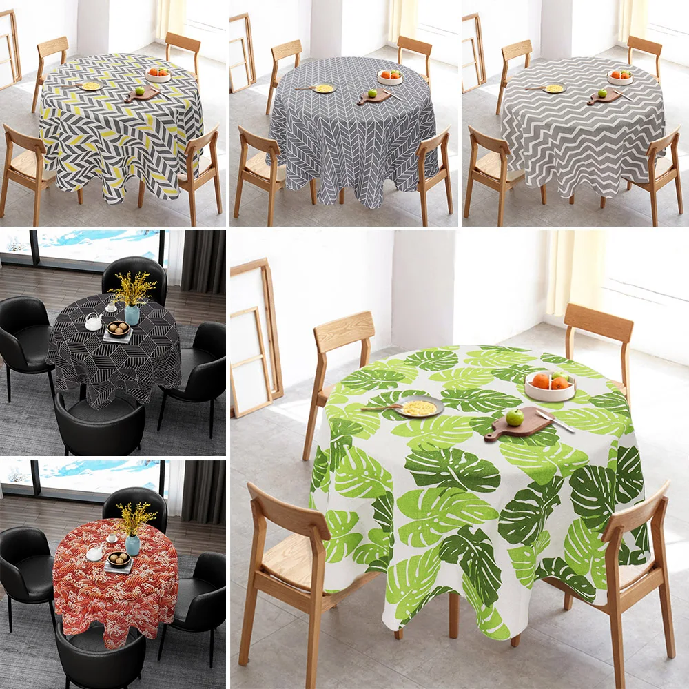 Round Table Cloth Cotton Linen Nordic Style Kitchen Tablecloth Oilproof Decorative Elegant Christmas Tree Pattern Table Cover
Round Table Cloth Cotton Linen Nordic Style Kitchen Tablecloth Oilproof Decorative Elegant Christmas Tree Pattern Table Cover