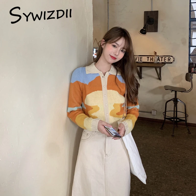 SYWIZDII ретро оранжевый корейский свитер модная мягкая однобортная Женская семерка отдельная рубашка универсальная Осенняя Женская толстовк...
SYWIZDII ретро оранжевый корейский свитер модная мягкая однобортная Женская семерка отдельная рубашка универсальная Осенняя Женская толстовк...