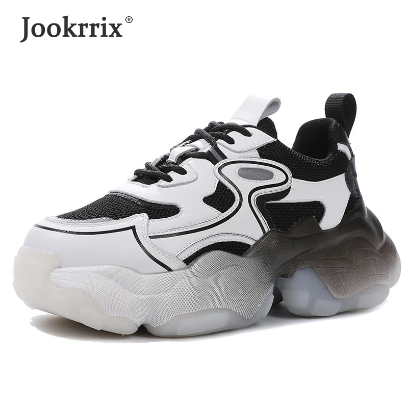 Women Shoes Autumn Fashion Casual Running Chunkry Sneaker Sport Genuine Leather Breathable Tennis Thick Sole Lace Up Platform
Women Shoes Autumn Fashion Casual Running Chunkry Sneaker Sport Genuine Leather Breathable Tennis Thick Sole Lace Up Platform