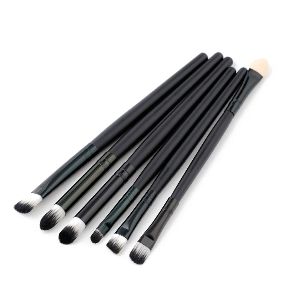 6 eye brushes, black eyeshadow brushes, smudge makeup brush set, makeup tool set, beauty brush set
6 eye brushes, black eyeshadow brushes, smudge makeup brush set, makeup tool set, beauty brush set